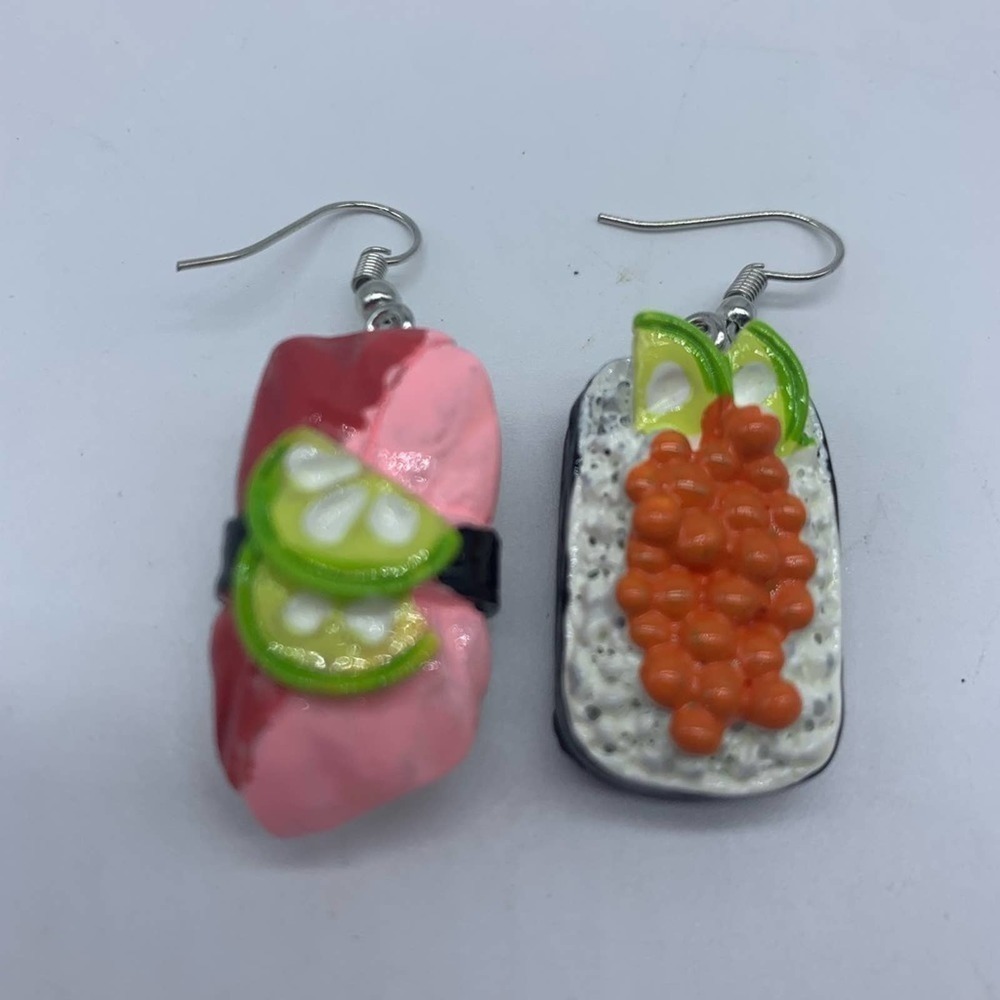 NEW sushi and fish egg earrings - Picture 10 of 16